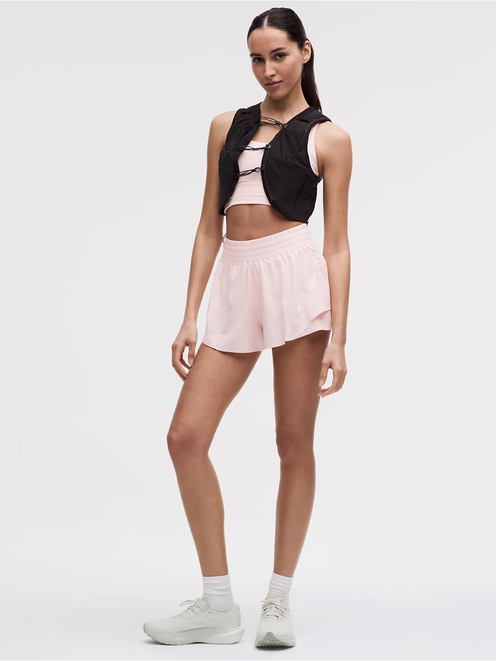 NWT Lululemon Shake It Out High-Rise Running Short 2.5" Pink Pearl Small